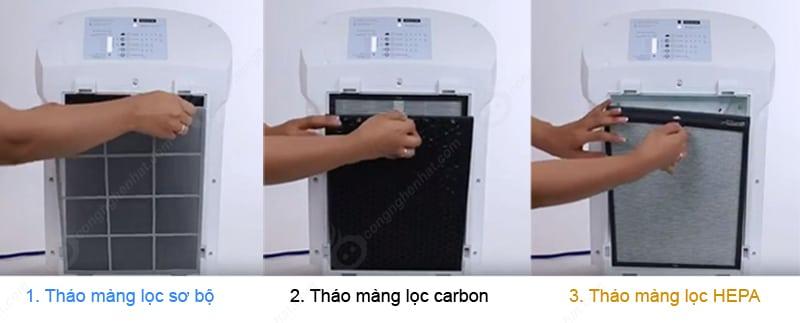 Bước đơn giản vệ sinh màng lọc Hepa để không khí sạch mỗi ngày